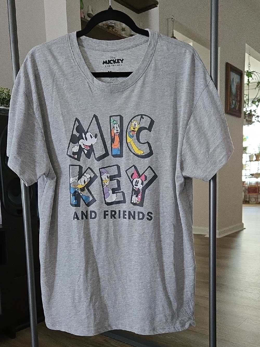 Disney Gray 'Mickey and Friends' Short Sleeve Tee